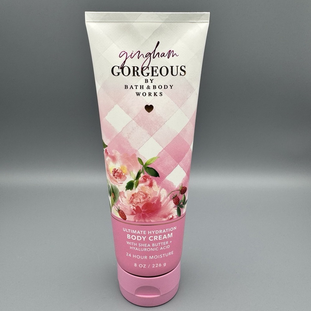Bath‎ & Body Works GINGHAM GORGEOUS Ultimate Hydration Body Cream 8oz.